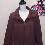 Andrew Marc  purple waterproof winter trench coat Photo 1