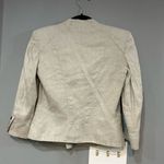 Helmut Lang  linen blend blazer beige gray taupe women's size 2‎ Photo 4