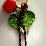 ZARA  multi  charm keychain (missing egg) Photo 0