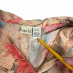 Linden Hill 100% Silk Peach Pink Hawaiian Shirt Women’s Large | coconut girl Photo 4