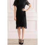 Rachel Parcell Women’s  Black Lace Sheath Dress Size XS Photo 1