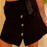 Rue 21 NWT Skort Black Button Front Twill Photo 4