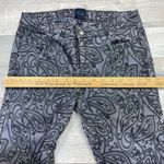 joe's jeans  Gracie Paisley Embroidered Black Collection Jeans Gray Black Size 27 Photo 10