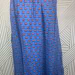 Cleobella  India Midi Dress in Lotus Blue‎ Floral Print Cotton Size US Medium Photo 3