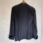 Christian Dior navy blue striped blazer jacket Photo 2