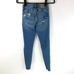 American Eagle  Womens Jeans Hi-Rise Jegging Distressed Super Stretch 00 Short Photo 1