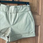Sincerely Jules Size Extra Small XS Women's Tan Vegan Leather Shorts NWT Photo 1