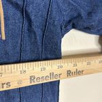 Vtg wanted Boho Western Fringe denim shirt button up with tassle size small cute Blue Photo 4