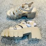 Madden Girl NEW Galaxy Off White Platform Sandals Chunky Lug Soles Size 11 Photo 2