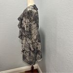 kim rogers  Size 16W Women's Black/White Floral Paisley Sheer Kimono Cardigan Photo 2