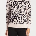 Rebecca Taylor Jacquard Print Pullover Long Sleeve Wool Sweater Photo 0