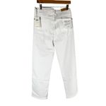 7 For All Mankind  Exposed Button High Waist Crop
Straight Leg Jeans Size 31 Photo 2