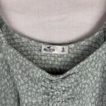 Hollister  Floral Smocked Cinch Front Cropped Long Sleeve Photo 4