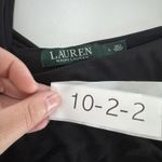 Ralph Lauren Lauren Dress Womens Large Sleeveless V Neck Midi Pockets Layered Photo 2