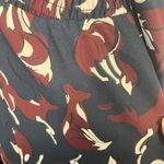 Kate Spade So Foxy Foxes Smocked Dress size 10 blue burgundy white Photo 7