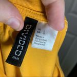 Divided H&M Mustard Yellow California Crop Top size L Photo 1