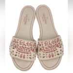 Valentino Garavani  Atelier San Gallo 08 Edition Platform Espadrille Slide Sandal Photo 2