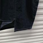 Boom Boom Jeans  Denim Dress Womens Large Blue Sleeveless Dark Wash Casual Fitted Photo 3