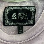 Blind Rooster Sweatshirt Women Large Pink Purple Tie Dye Japan Casual Athleisure Photo 5