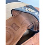 FitFlop Delta Black Leather Embellished Slide Sandals Comfort Casual Shoes Photo 6