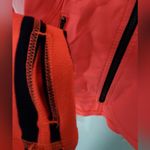 Lululemon  Stride Jacket Neon Coral Orange Striped Define Forme Zip Up Jacket 2 Photo 9