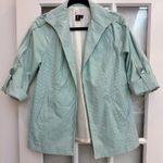 MAUS & HOFFMAN Mint Green Seersucker Striped Blazer Jacket Size 8 Medium NWT Photo 14