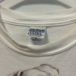 Vintage Dog Graphic Tee Shirt White Size M Photo 4