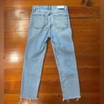 RE/DONE Originals Stovepipe Straight Leg Raw Hem Jeans Light Stone - Size 29💛 Photo 8