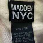 Steve Madden Madden NYC Faux Fur Pom Beanie with Plaid Scarf Box Set Photo 2