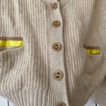 Le Superbe Beach to Bar Cropped Cardigan - Sand - Size S Photo 6