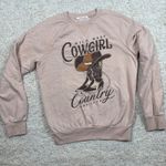 Caution to the Wind  Wild West Cowgirl Country Graphic Sweatshirt Women's Photo 0