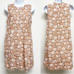 Faherty Womens Isha Linen Jai Floral Sleeveless Shift Dress Size XS Photo 3