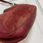 Fossil  Burgundy Leather Shoulder Bag Photo 2