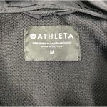 Athleta Hooded Rain Jacket Women M Black Drawstring Packable Everyday Travel EUC Photo 10
