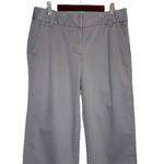 J.Crew NWT‎  Chino Classic Twill Weathered Broken In Gray 4R Wide Leg Pants Photo 2