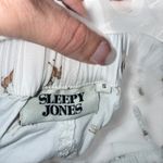 Sleepy Jones Women's Pajama Set Size S Deer Print White Red Trim Sleepwear Photo 7