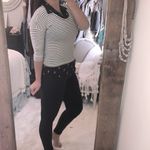 Red Camel  size medium striped sweater top Photo 2