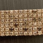 Crystal diamanté jewelry earrings Bracelet Set Silver Photo 8