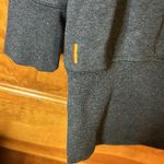 Lucy Charcoal Cowl Neck Tunic Sweat shirt Sz Med Photo 4