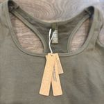 SKIMS NWT  Outdoor Basics Mid Thigh Bodysuit Army Green Sculpting Large Photo 2