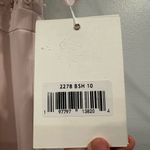 Mac Duggal  2278 Pink Crepe Sleeveless Beaded V Neck Gown With Bow sz 10 Photo 2