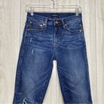 J.Crew  Vintage Straight Jeans in Rip and Repair size 25 K3415 Photo 3