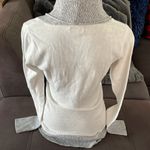 Guess White & Gray Sweater Size Medium Photo 7