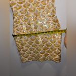Iridescent Vintage Hand Sequined Beaded Embellished Stretch Dress New Years Eve Gold Size XS Photo 11