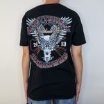Gildan 2013 Fayetteville Motorcycle Rally Arkansas Graphic Tee Shirt Photo 1