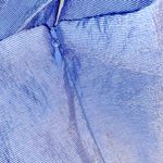 Shoshanna maxi dress blue tie front peep waist size 8 Photo 7