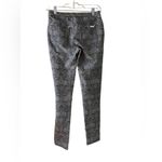 Michael Kors Michael Kors Black Gray Patterned Stretch Jeggings Slim Fit Pull-On Pants Photo 1