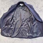 Tuckernuck  Hawthorn navy blue structured single breasted blazer size large Photo 2