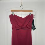 Lulus  XL Own Night Berry Pink Strapless Maxi Party Evening Out Dress Photo 6