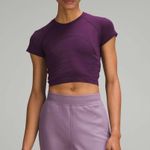 Lululemon athletica Deep Purple Crop Top Photo 0